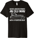 Cool Pontoon Design For Grandpa Boating Pontoon Boat Lover Premium Apparel Viral TikTok Find Best Seller Look