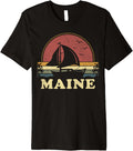 Vintage Maine Sailing Sailboat Summer Boating Sailor Premium Apparel Comfort Fit Hot Right Now
