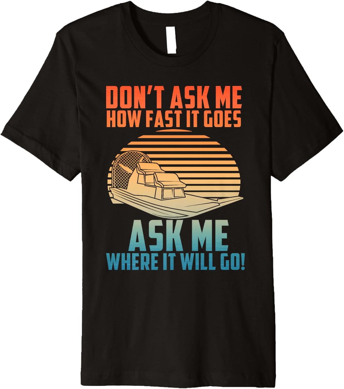 Airboat Art For Men Women Planeboat Air Boat Captain Airboat Premium Apparel Premium Print US Top Pick