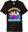 Funny Cat and Yarn Lover Tee - Purrfectly Wrapped Cat Premium T-Shirt | High Search Volume | Customer Favorite