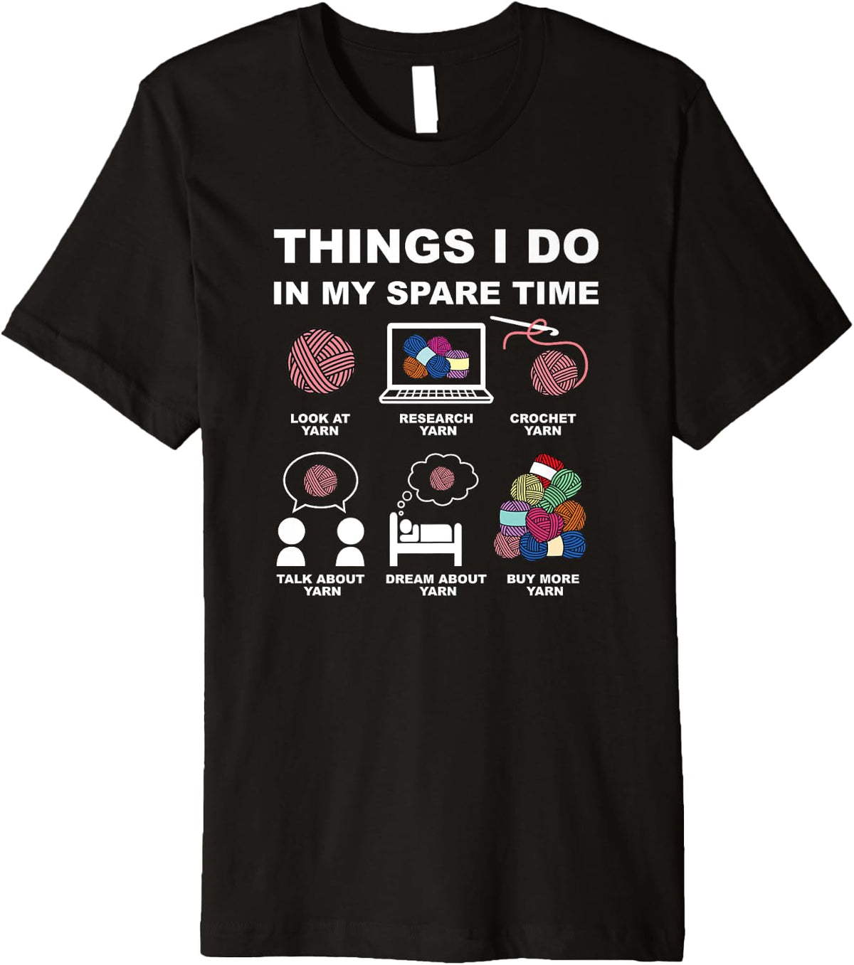 Yarn Things I Do In My Spare Time Crochet Yarn Premium Yarn Supply | Top Rated | Perfect for Crafters