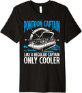 Pontoon Captain Dad Lake Life Lover Design Pontoon Boat Premium Apparel High Search Demand Fan Favorite