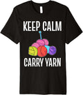 Keep Calm Carry Yarn Crochet Maker Premium Yarn Supply | Premium Quality | Customer Favorite