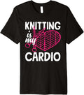 Knitting Is My Cardio Yarn Needle Knitter Hobby Knitting Premium Yarn Supply | Premium Quality | High CTR Title