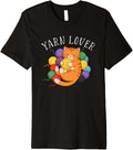 Yarn Lover Cozy Cat Embracing Balls Of Yarn Premium Yarn Supply | Viral US Pick | Best Seller Choice
