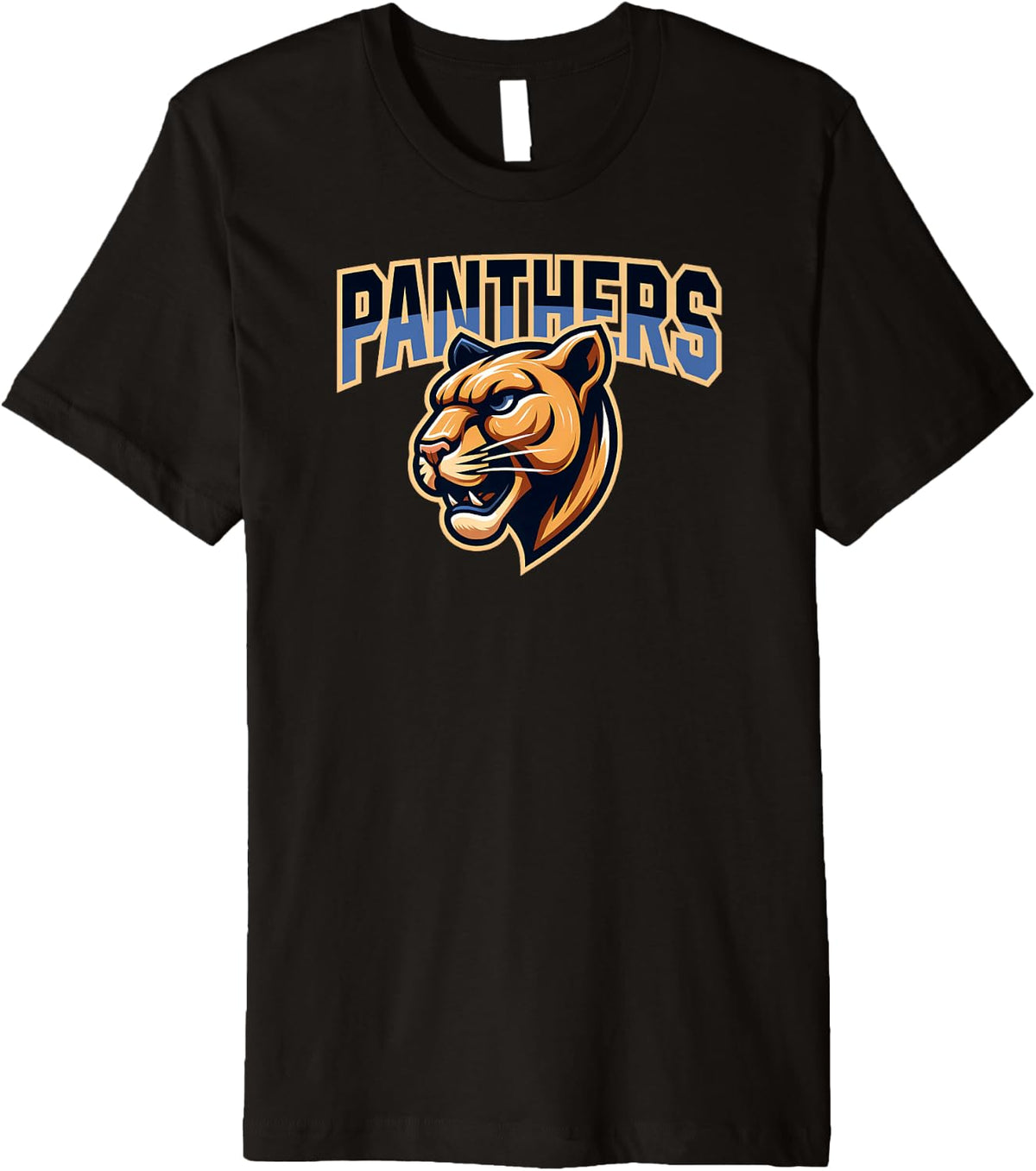 Full Color Panthers Mascot for Youth Teams Players and Fans Premium Apparel | Premium Quality