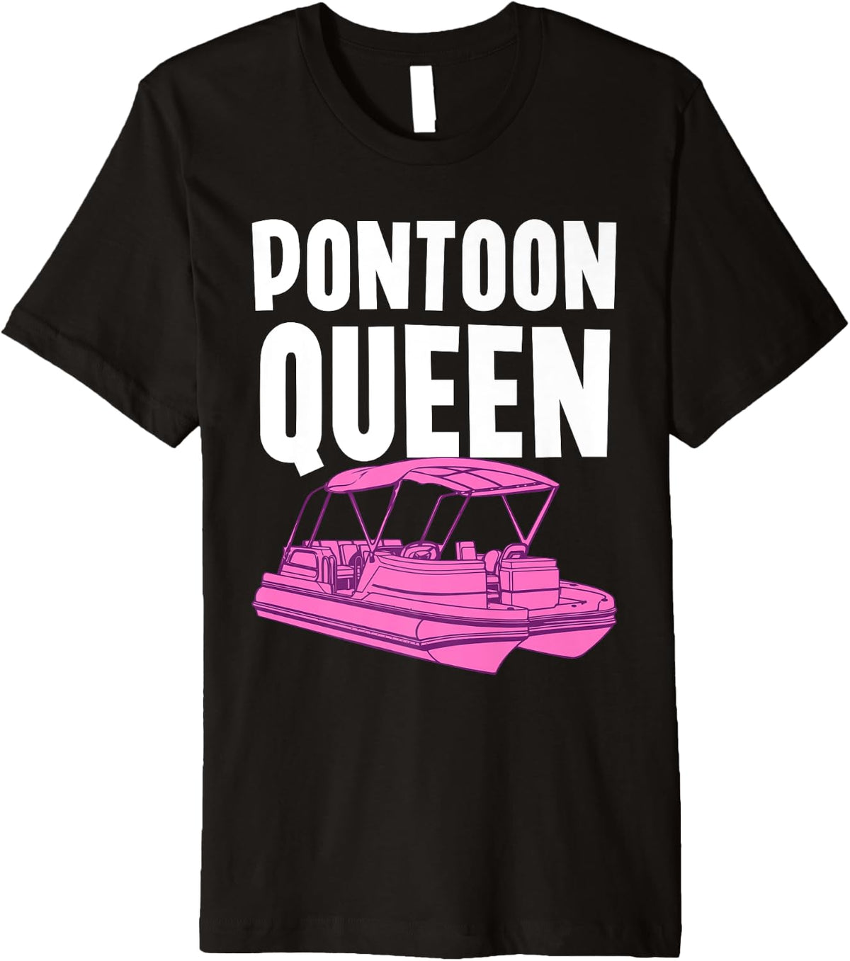 Best Pontoon Queen Art For Women Girls Pontoon Boat Captain Premium Apparel Trending US Gift Ready