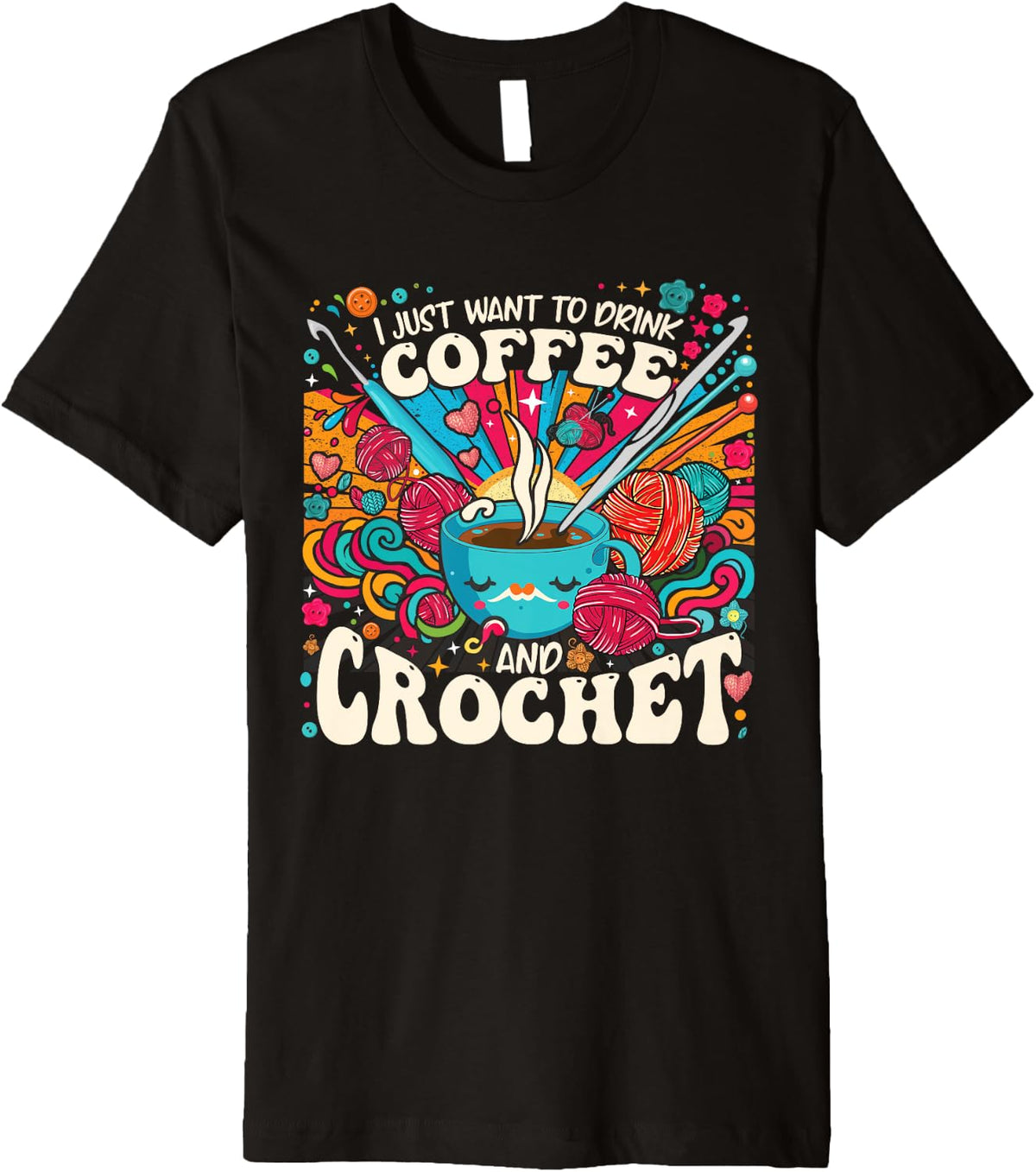 Crocheter Coffee Crochet Crocheting Yarn Knitter Premium Yarn Supply | Top Rated | Customer Favorite