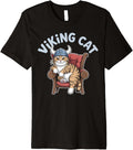 Viking Cat Shield Helmet Yarn Ball Warrior Premium Yarn Supply | Viral US Pick | Customer Favorite
