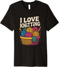I Love Knitting Yarn Balls Basket Premium Yarn Supply | Top Rated | Perfect for Crafters