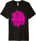 Sailing Boat Yacht Silhouette Premium Apparel Trending US Gift Ready