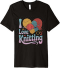I Love Knitting Enthusiast Yarn Lover Premium Yarn Supply | Top Rated | Perfect for Crafters