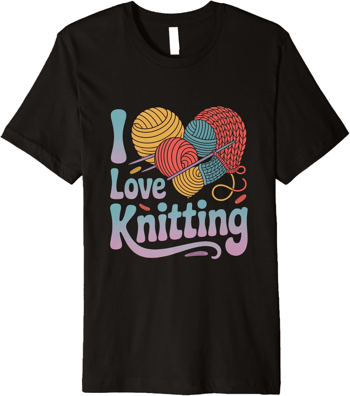 I Love Knitting Enthusiast Yarn Lover Premium Yarn Supply | Top Rated | Perfect for Crafters