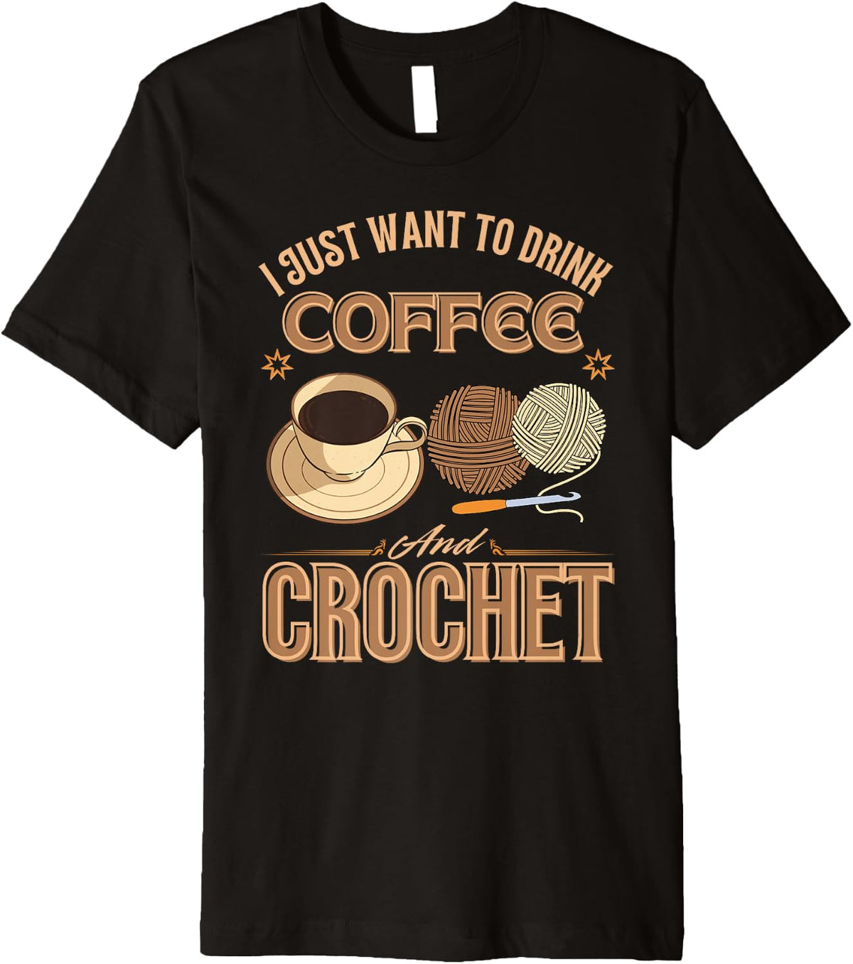 Funny Yarn For Men Women Crochet Knitter Yarn Lovers Coffee Premium Yarn Supply | Viral US Pick | Customer Favorite