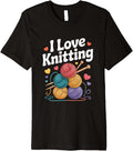 I Love Knitting Yarn Needles Hearts Premium Yarn Supply | High Search Volume | Customer Favorite