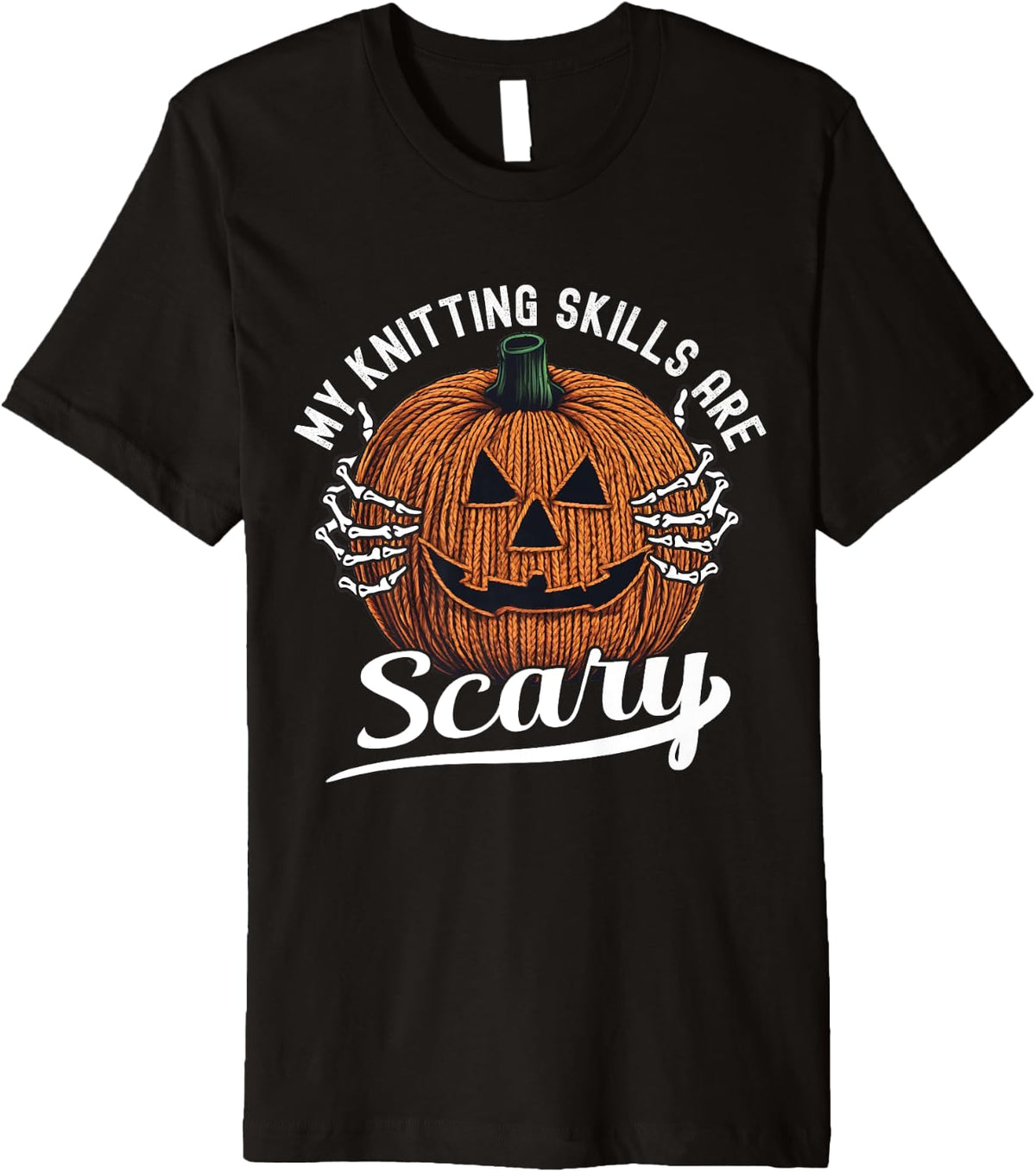 Knitting Yarn Halloween Pumpkin Yarn Lovers Funny Knitters Premium Yarn Supply | Top Rated | High CTR Title