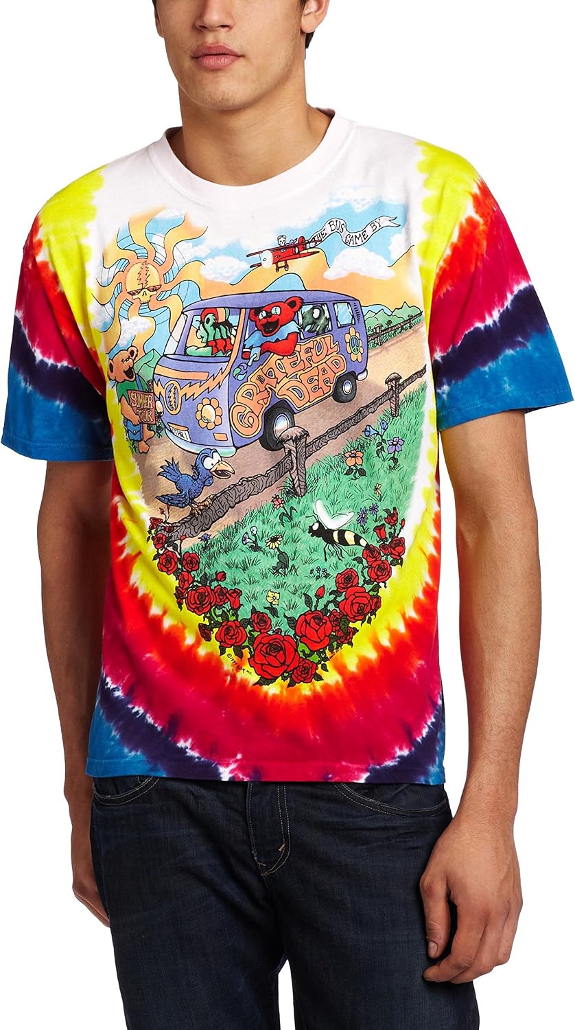 Old Glory Men's Grateful Dead Summer Tour Bus Apparel | Aesthetic Streetwear