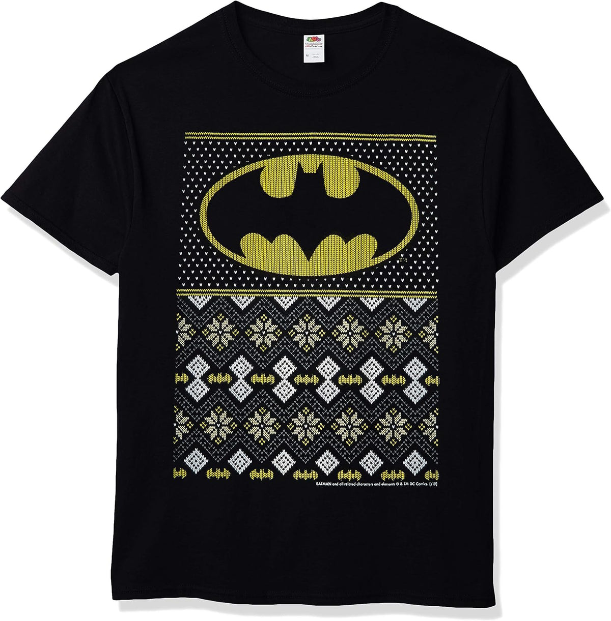 DC Comics Men's Short-Sleeve Crew Neck T-Shirt with Batman Logo T-Shirt | Best Seller