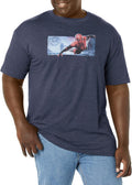 Marvel Spidey Postcard Men's Tops Short Sleeve Tee Shirt T-Shirt | Best Seller