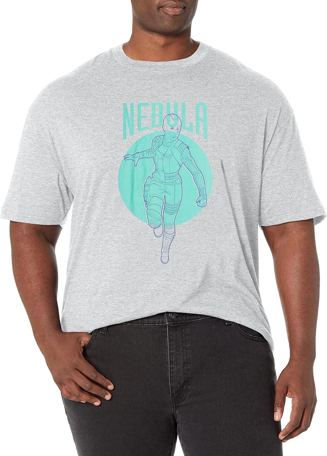 Marvel Big & Tall Nebula Simplicity Men's Tops Short Sleeve Tee Shirt T-Shirt | Trending 2025