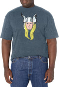 Marvel Big & Tall Classic Heads-Thor Men's Tops Short Sleeve Tee Shirt T-Shirt | Premium Quality