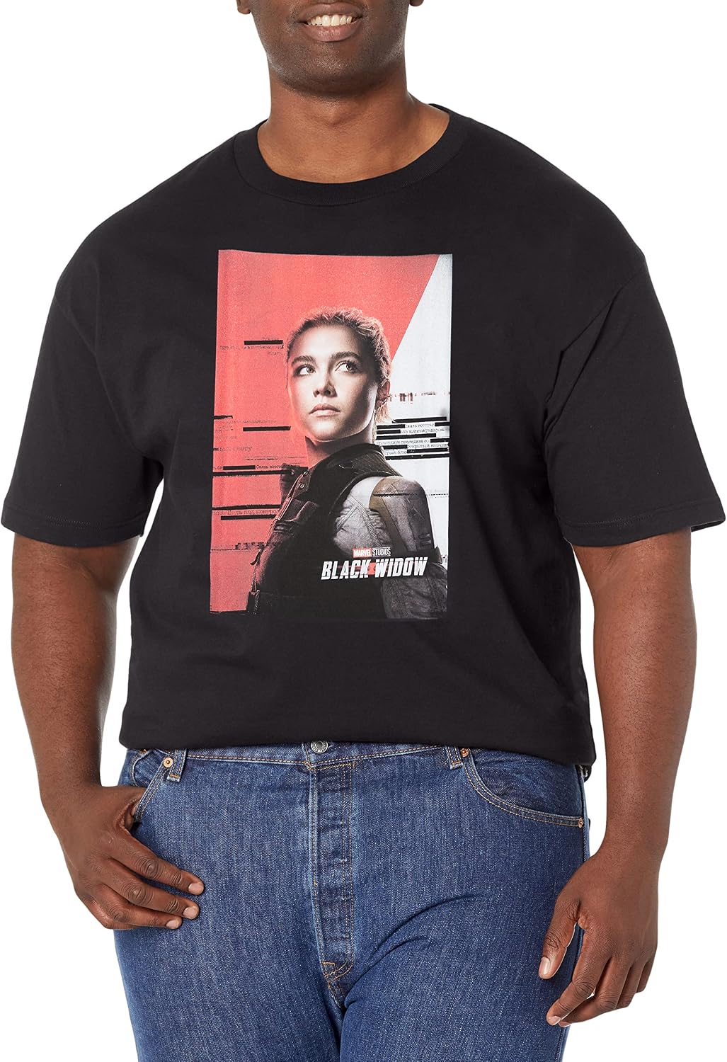 Marvel Big & Tall Black Widows Sister Men's Tops Short Sleeve Tee Shirt T-Shirt | US Viral Style