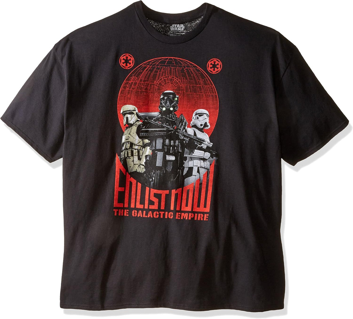 STAR WARS Men's Rogue One Enlist Now Graphic Apparel | Aesthetic Streetwear