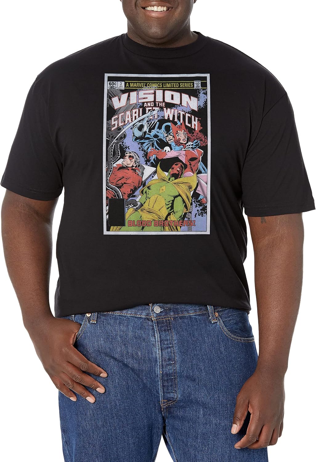 Marvel Big & Tall Universe Blood Brothers Men's Tops Short Sleeve Tee Shirt T-Shirt | Premium Quality