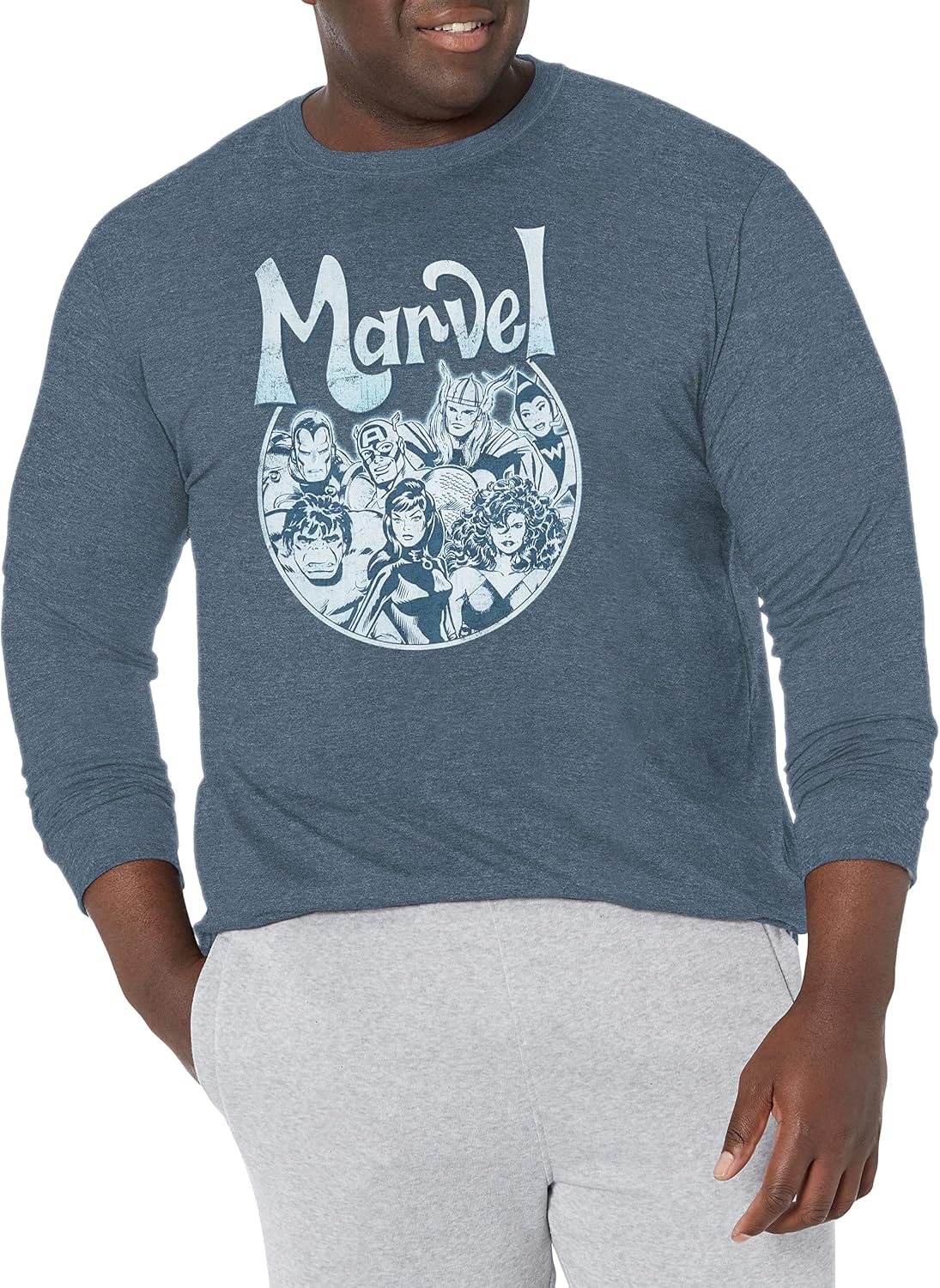 Marvel Big & Tall Classic Rock Men's Tops Short Sleeve Tee Shirt T-Shirt | Trending 2025