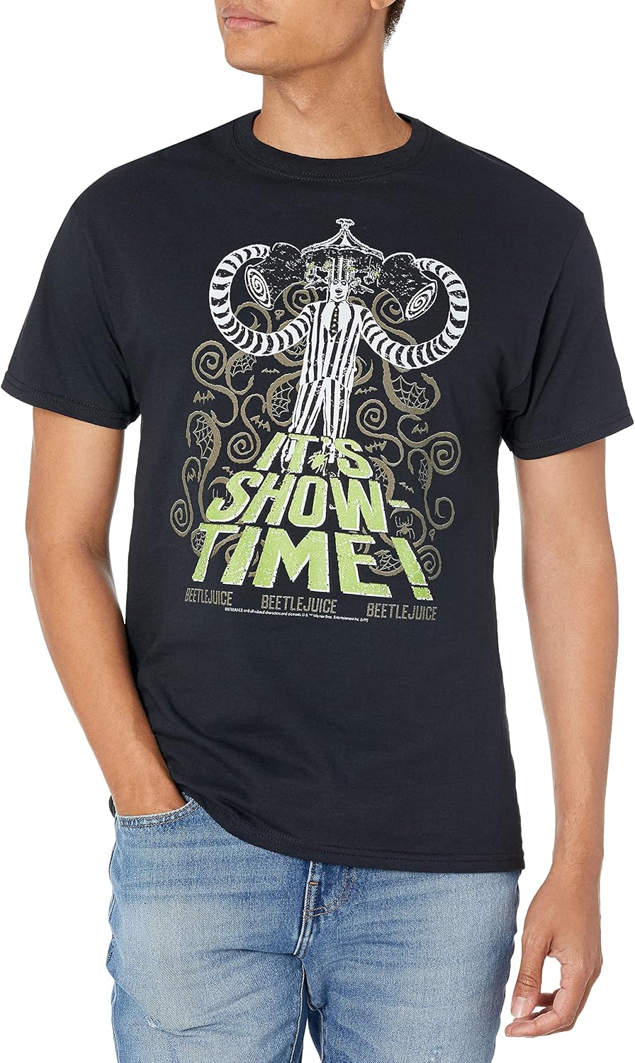 BEETLEJUICE Men's Its Showtime Apparel | Premium Quality