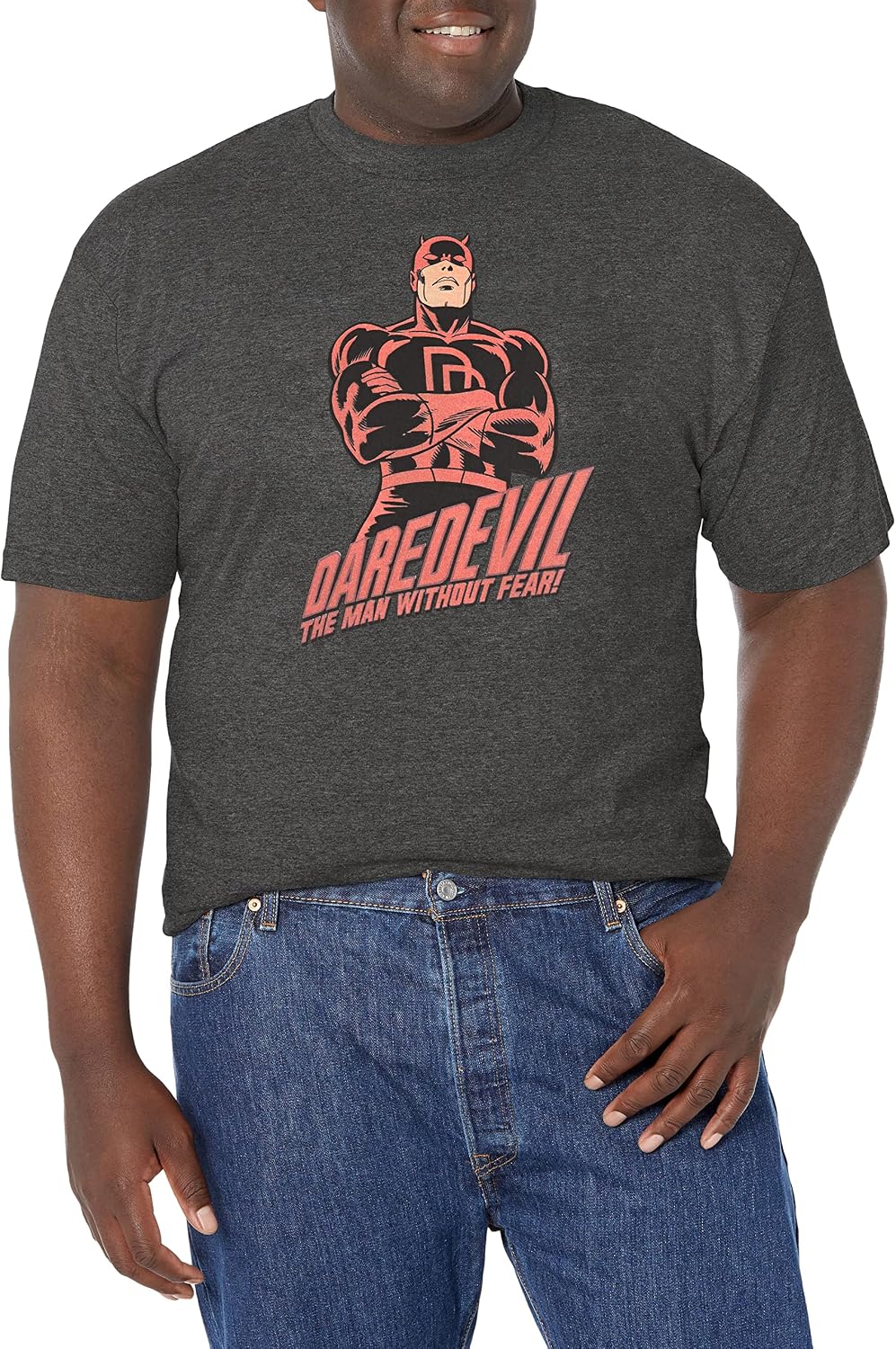 Marvel Big & Tall Classic The Daredevil Men's Tops Short Sleeve Tee Shirt T-Shirt | Best Seller
