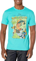 Disney Mens The Emperor's New Grove New Groove Young Men's Short Sleeve Tee Shirt T-Shirt | Premium Quality
