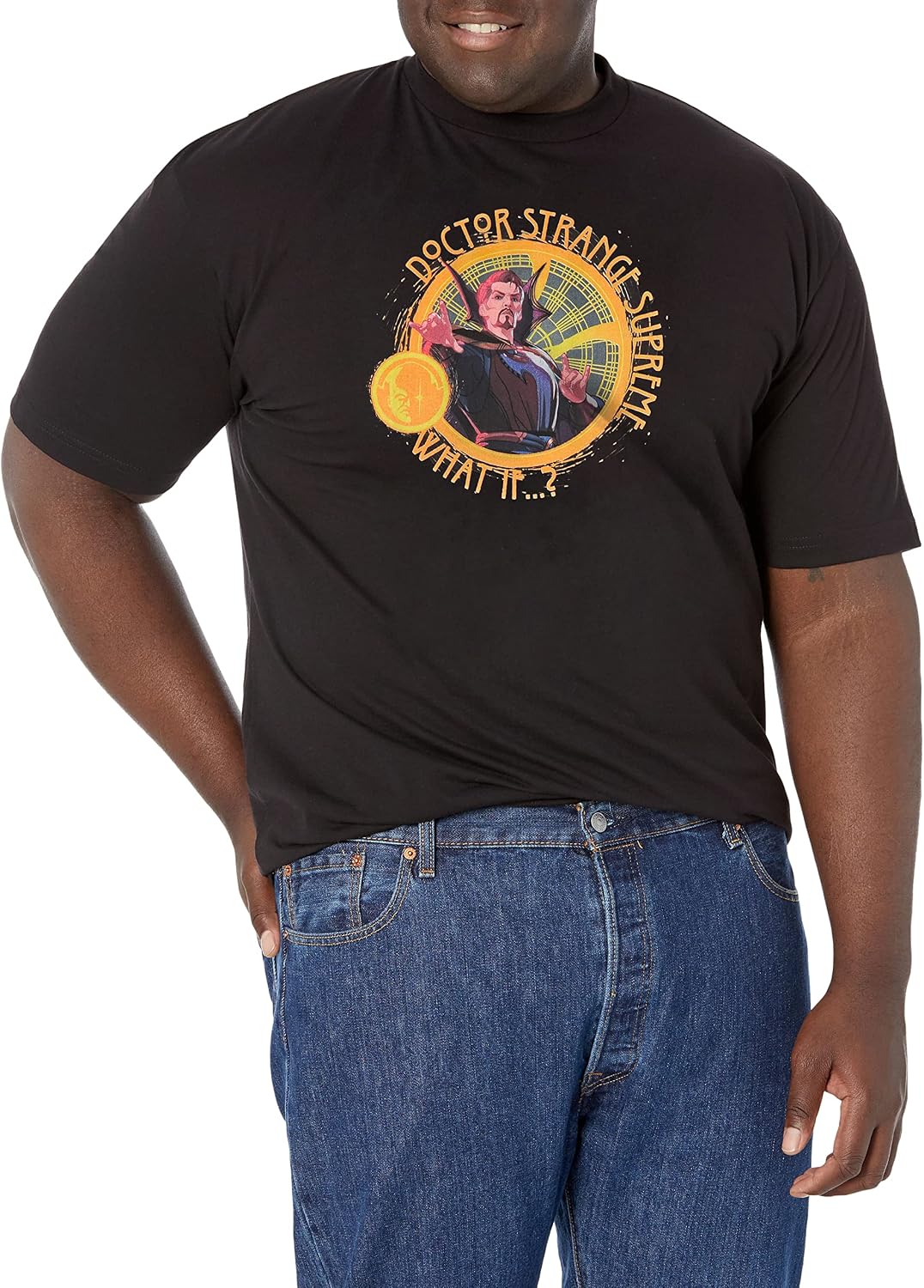 Marvel Big & Tall Supreme Strange Men's Tops Short Sleeve Tee Shirt T-Shirt | Trending 2025