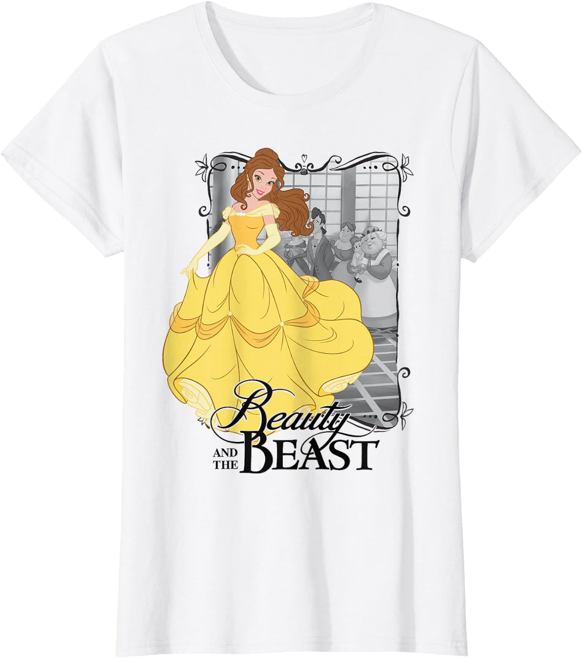 Disney Beauty And The Beast Belle Dress Graphic T-Shirt T-Shirt | Trending 2025 | Customer Favorite