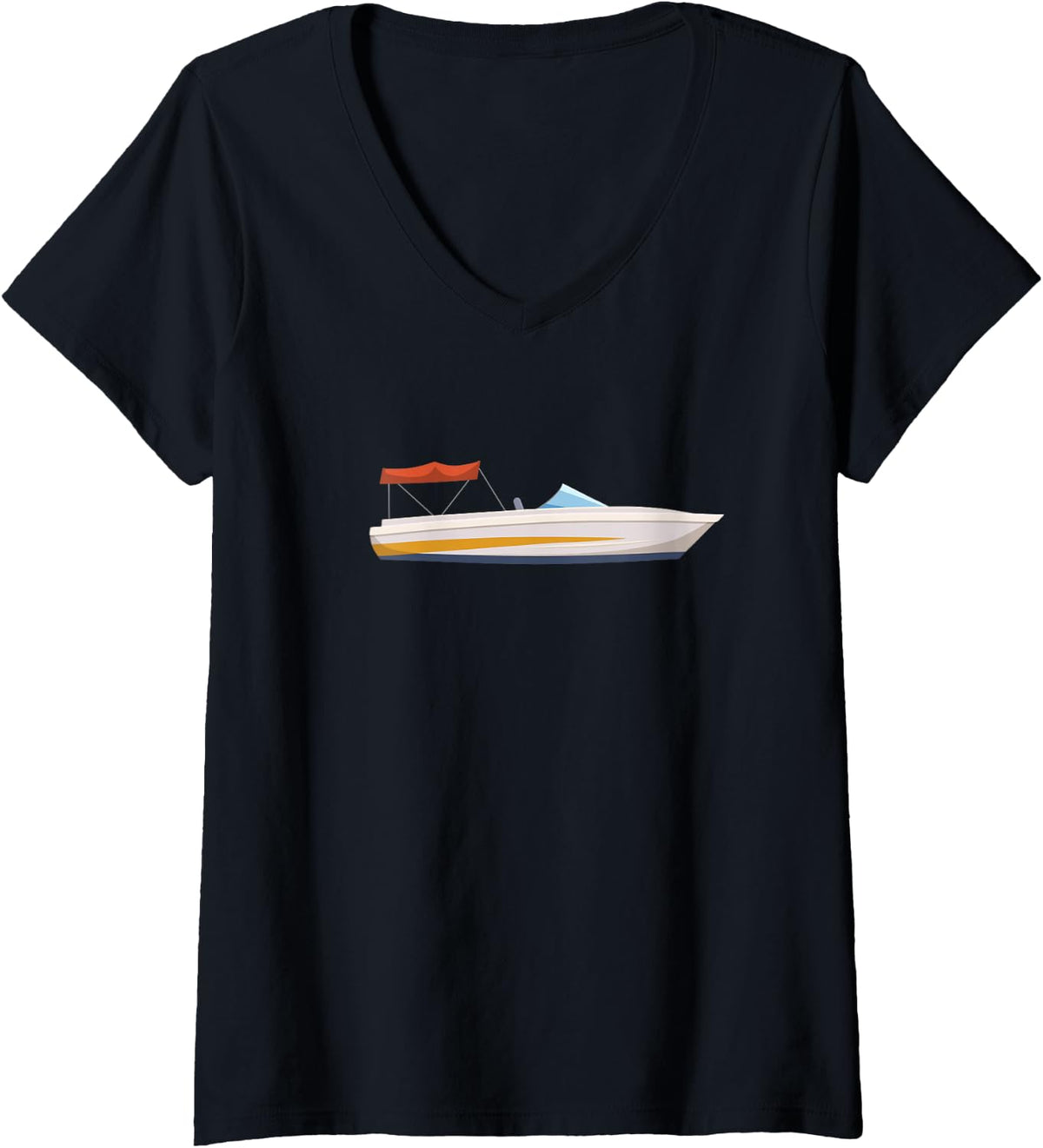 Womens Recreational Speed Boat V Neck Apparel Comfort Fit Fan Favorite