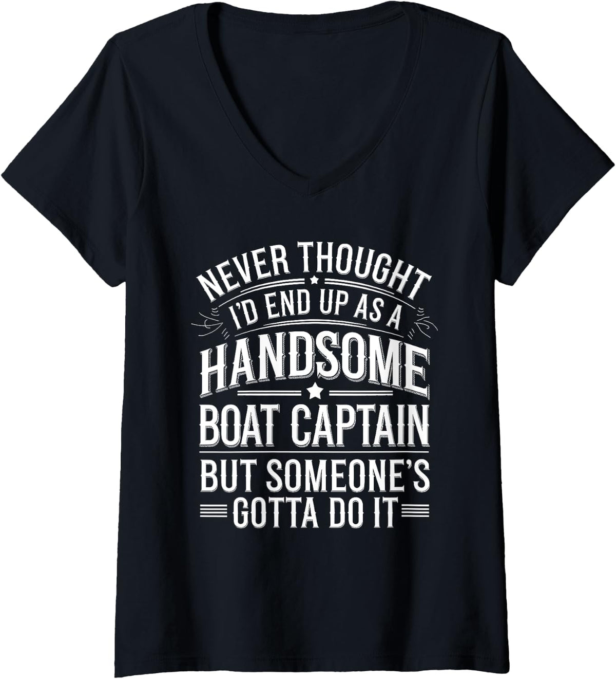 Womens Boating Boat Captain Humor Yacht Boat Life for Men V Neck Apparel Viral TikTok Find Hot Right Now