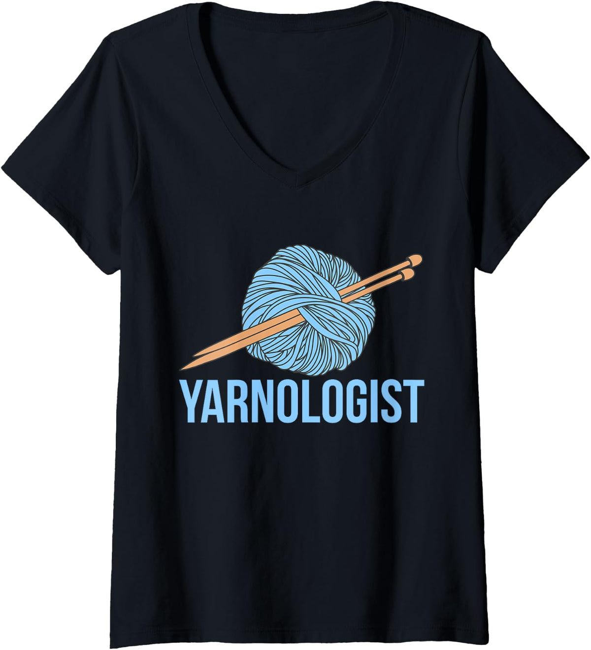 Womens Wool Collection YARNOLOGIST Funny Knitting Yarn V-Neck Yarn Supply | Top Rated | Best Seller Choice