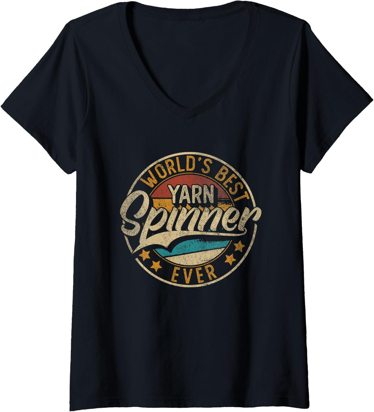 Womens Worlds Best Yarn Spinner V-Neck Yarn Supply | Trending 2025 | Customer Favorite