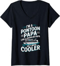 Womens Pontoon Boat Captain Quotes Boating Pantooning V Neck Apparel Viral TikTok Find Best Seller Look