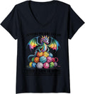 Womens Just So We Are Clear This Yarn Is Mine Dragon Yarn V-Neck Yarn Supply | Trending 2025 | Perfect for Crafters