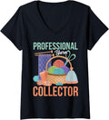 Womens PROFESSIONAL YARN COLLECTOR Yarn Collection Yarn Hoarder V-Neck Yarn Supply | High Search Volume | Perfect for...