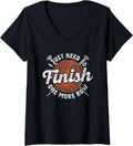 I Just Need To Finish One More Row Hobby Knit Yarn Knitting V-Neck Yarn Supply | Viral US Pick | Customer Favorite