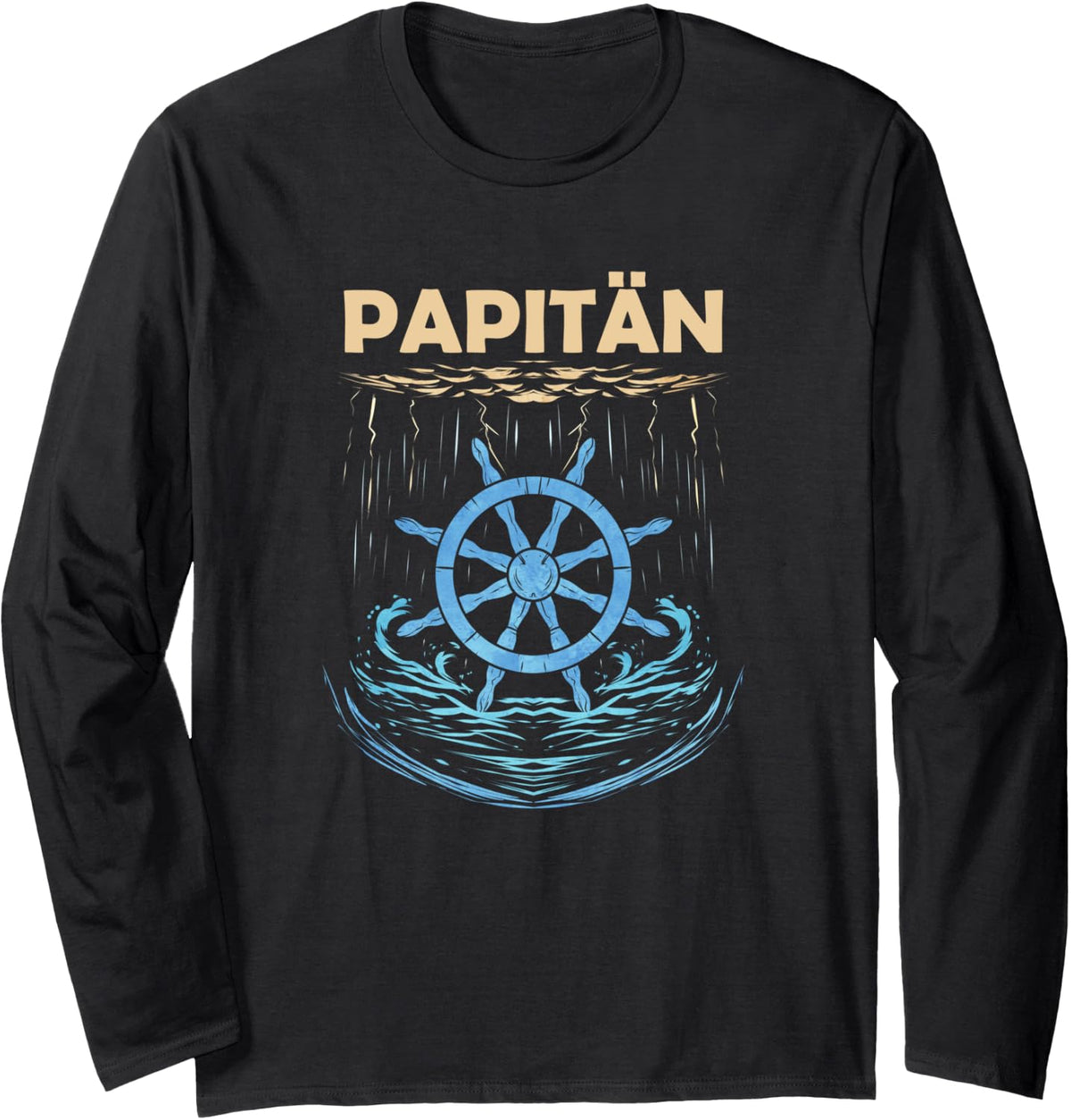 Sailing Dad Sailing Boat Captain Sailor Sailor Motor Boat Long Sleeve Long Sleeve T Shirt Streetwear Style Best Seller L