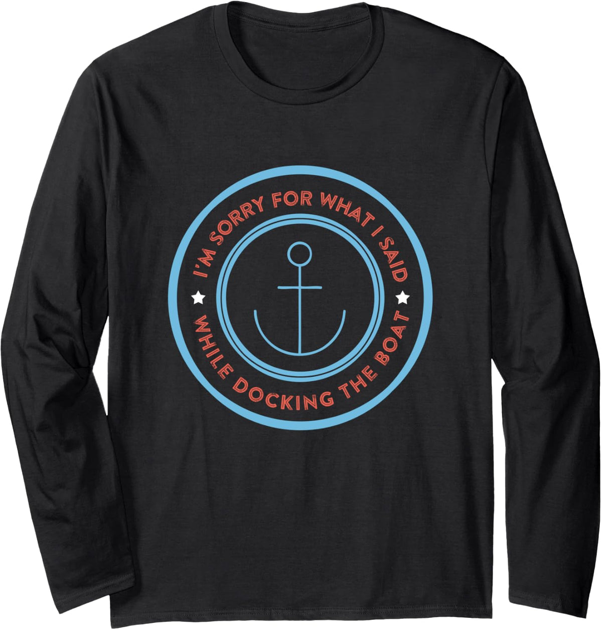 Funny Boating Docking design Long Sleeve Long Sleeve T Shirt Streetwear Style Everyday Wear