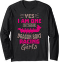 Dragon Boat Racing Girl Crew Paddler Steersperson Sport Long Sleeve Long Sleeve T Shirt High Search Demand Gift Ready