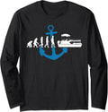 Pontoon For Men Women Lake Toon Pantoon Boating Long Sleeve Long Sleeve T Shirt Viral TikTok Find US Top Pick