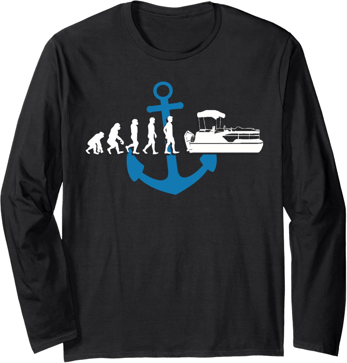 Pontoon For Men Women Lake Toon Pantoon Boating Long Sleeve Long Sleeve T Shirt Viral TikTok Find US Top Pick