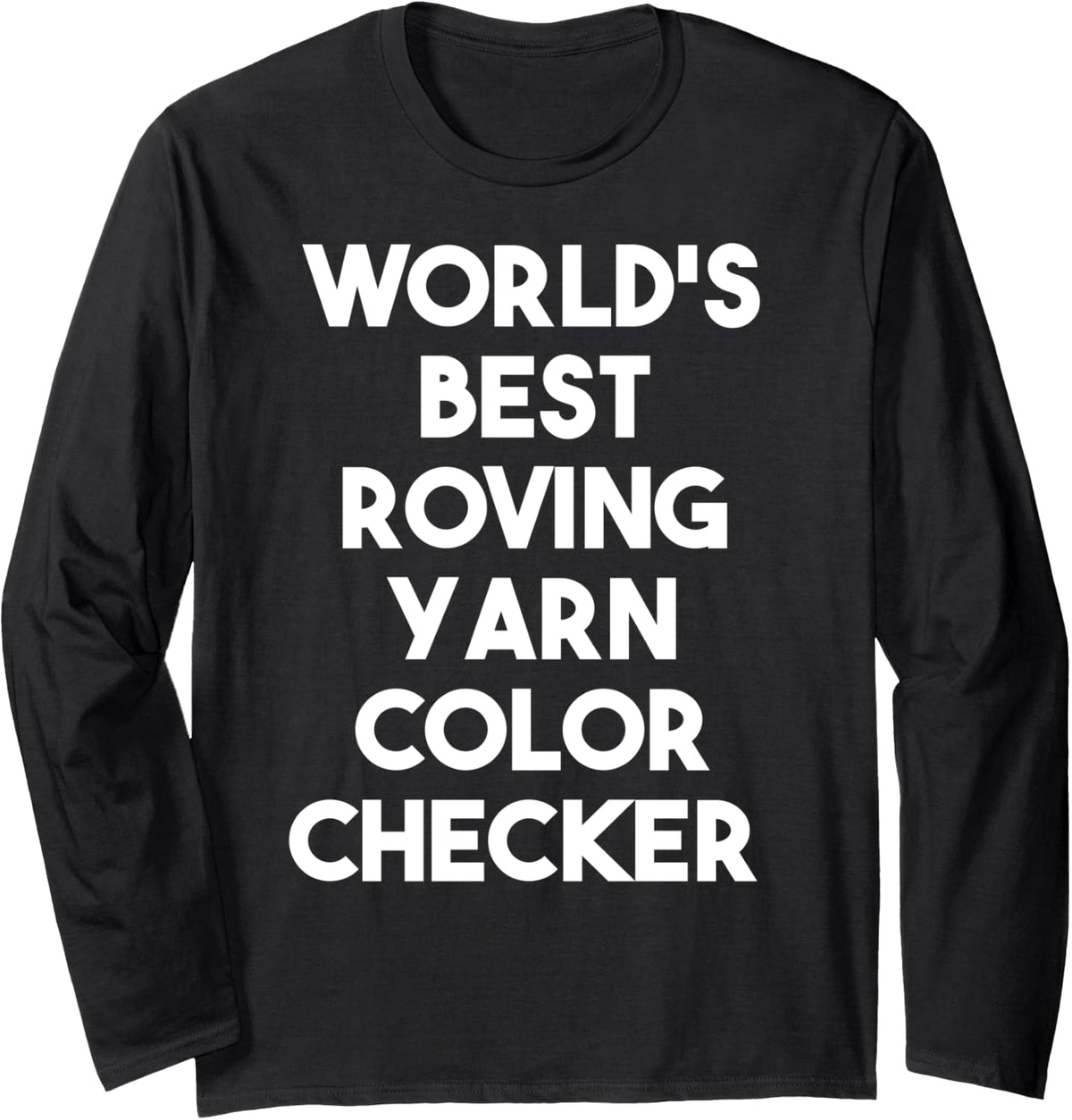 World's Best Roving Yarn Color Checker Long Sleeve Yarn Supply | Viral US Pick | Best Seller Choice
