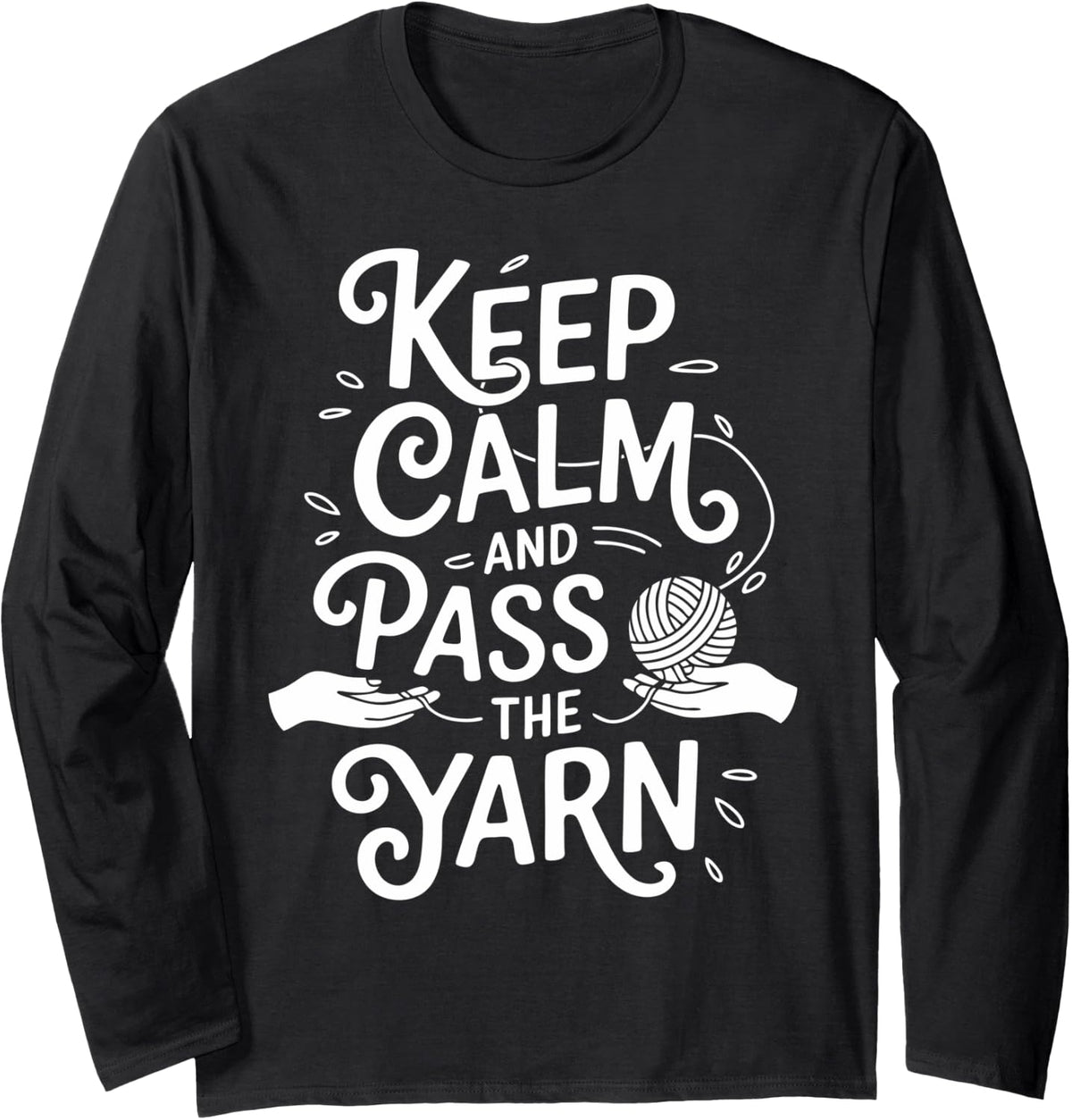 Knitting Pass The Yarn Knitter Long Sleeve Yarn Supply | Top Rated | Best Seller Choice