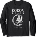 Cocoa Beach Souvenirs Florida Sailing Boat Sailboat FL Long Sleeve Long Sleeve T Shirt High Search Demand Gift Ready